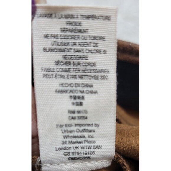 Free People Womens Brown Never Let Go Faux Leather Brown Pull On Pants‎ Size 6 - Picture 7 of 13